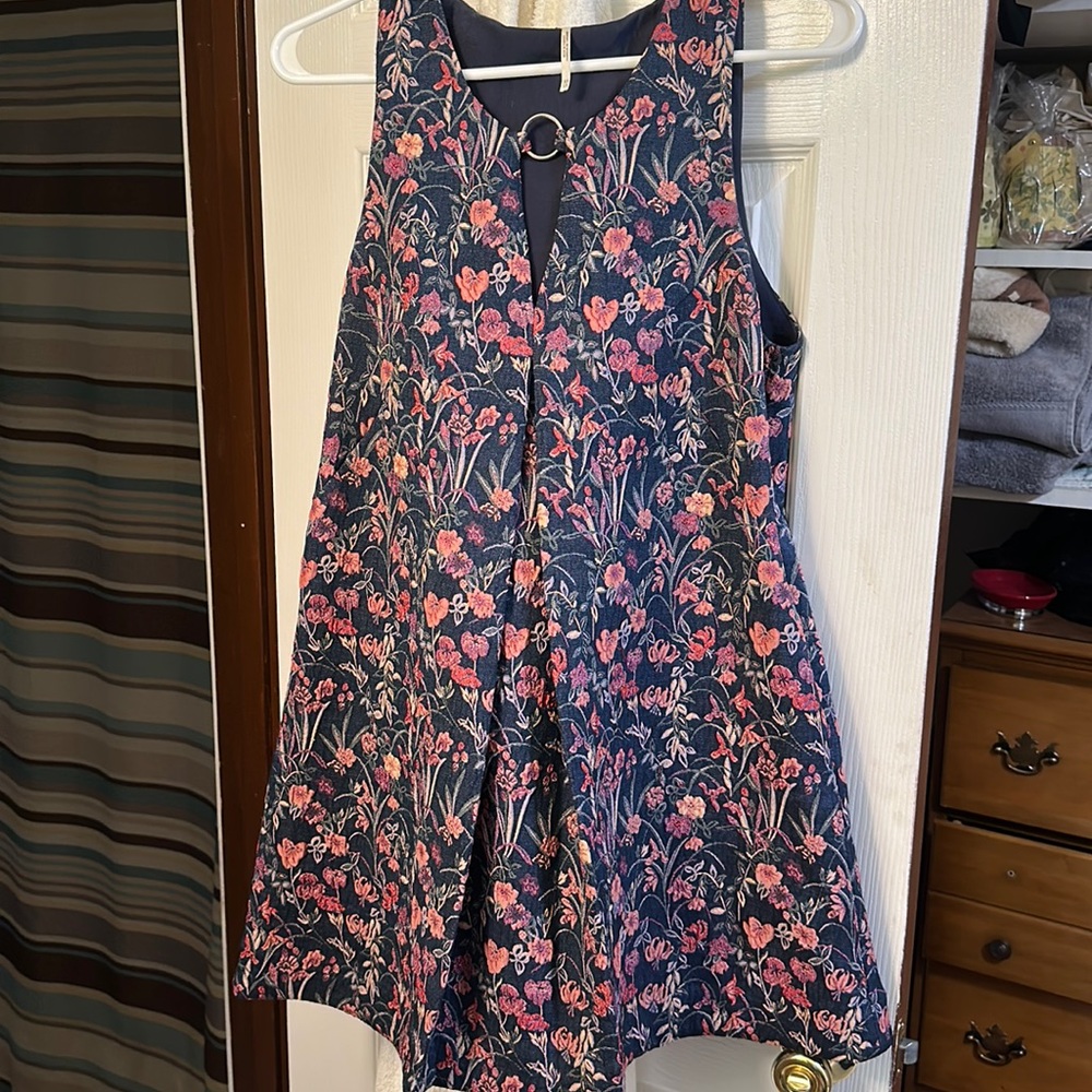 Free People Brocade floral dress